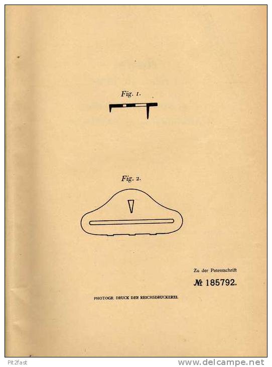 Original Patentschrift - F. Lehmann In Forst I.L., 1906 , Reißzwecke , Heftzwecke , Zwecke !!! - Eisenarbeiten