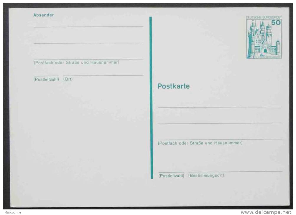 ALLEMAGNE - RFA / 1979 ENTIER POSTAL NEUF MICHEL # P126  (ref 2824) - Cartes Postales - Neuves