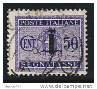 ● ITALIA - R.S.I. 1944 - SEGNATASSE - N.° 66 Usato - Fil. D - Cat. ? € - Lotto N. 925 - Strafport