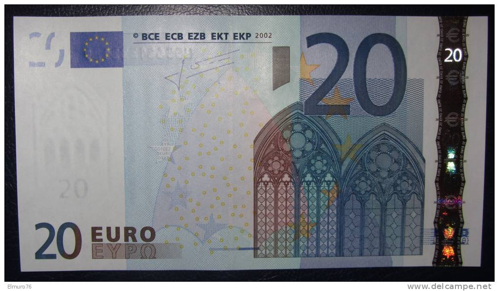 20 EURO G010E2 Slovenia Serie H Perfect UNC - 20 Euro