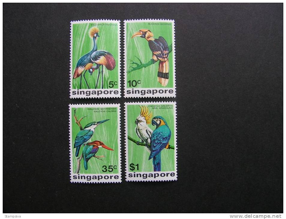 ==  Singapore 1975  Birds   ** MNH   €  38,00 - Singapur (1959-...)