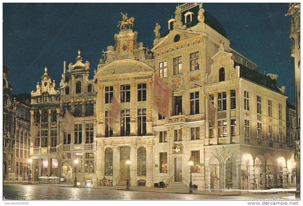 ZS33475 Belgium Bruxelles Grand PLace Used Perfect Shape Back Scan At Request - Brussels By Night