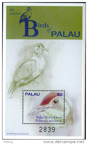 Palau 2000, Birds, Michel BL113, MNH 17573 - Kiwis