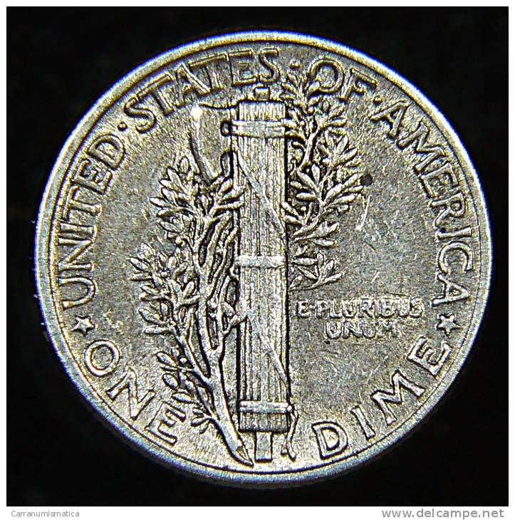 MERCURY DIME 1943 SILVER - 1916-1945: Mercury (Mercure)