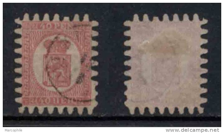 FINLANDE / 1866 - 1870 # 9 - 40 P. ROSE OBLITERE / COTE 90.00 EURO (ref T124) - Used Stamps