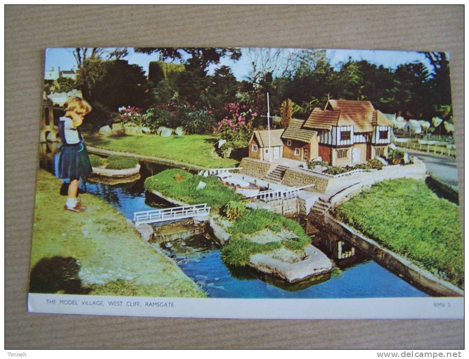 RMV5. THE MODEL VILLAGE WEST CLIFF RAMSGATE - Village Miniature - A Girl Watching - JARROLDS AND SONS - - Ramsgate