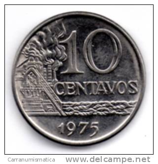 BRASILE 10 CENTAVOS 1975 - Brazil