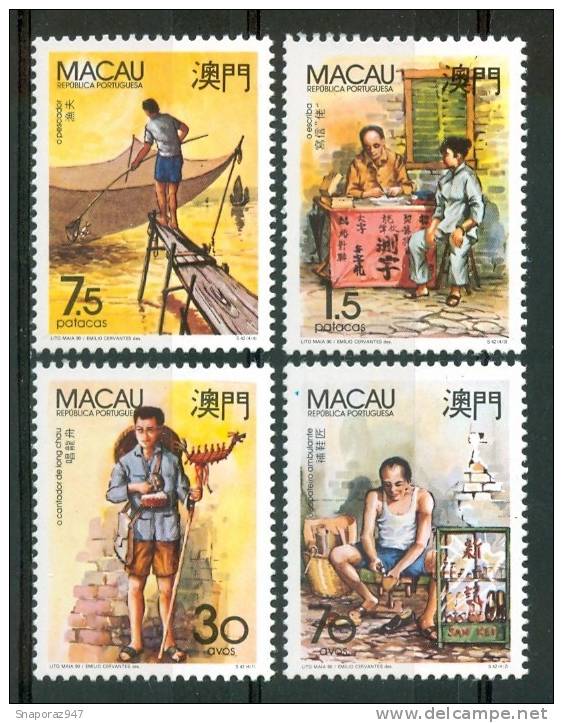 1990 Macao Artigianato Handicraft Artisanat Set MNH** Pa109 - Unused Stamps