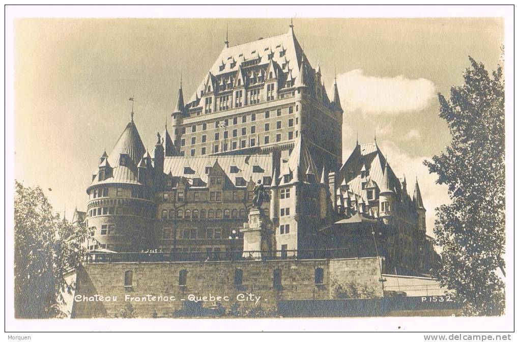 Postal Chateau FRONTENAC. Quebec City. Canada - Québec - Château Frontenac