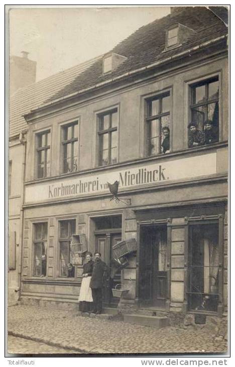 Greifenberg Korbmacherei Miedlinck Gryfice Basketry Wyroby Koszykarskie 6.3.1910  Adressat P.A. Berlin W Nicht Ermittelt - Pommern