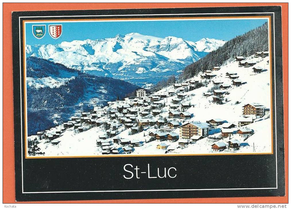 O220, St.-Luc , Val D'Anniviers, Wildhorn,51983, Circulée 1991 - Saint-Luc