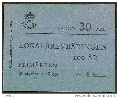 Czeslaw Slania. Sweden 1962. Swedish Post. Michel 485 D Booklet MNH.  Signed. - 1951-80
