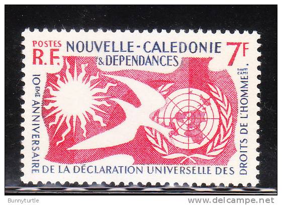 New Caledonia 1958 Human Rights MNH - Ungebraucht