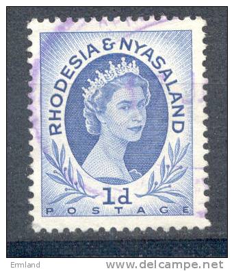 Rhodesia & Nyasaland 1954 - Michel Nr. 2 A O - Rhodesia & Nyasaland (1954-1963)