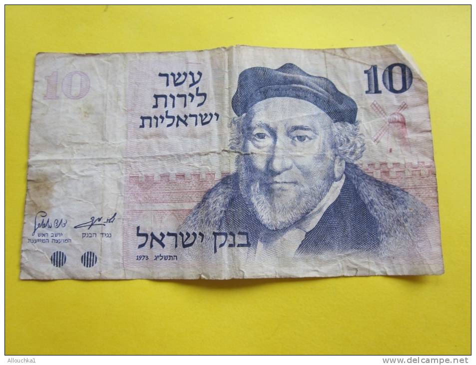 Billet De Banque Banque D'Israël BANK Of Israël 10 Shekels Ten Shekels - Israel