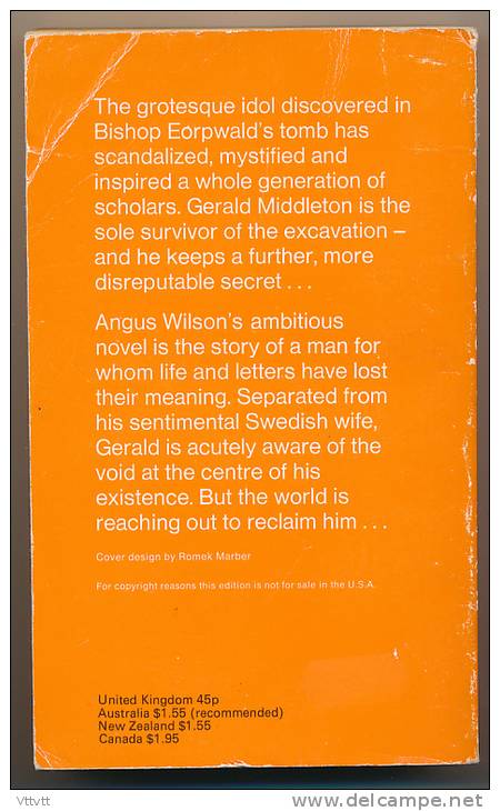 ANGLO SAXON ATTITUDE De Angus Wilson, A Penguin Book (livre En Anglais) - Sonstige & Ohne Zuordnung