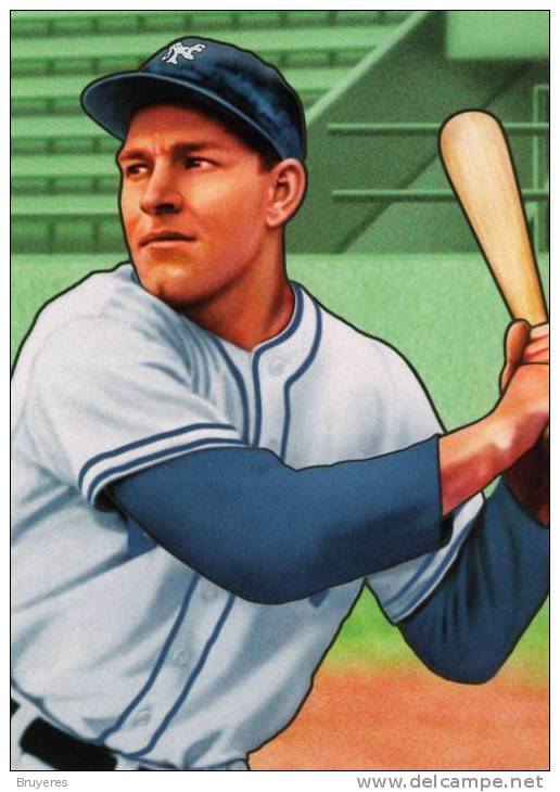 Entier Postal Des USA Sur Carte Postale Avec Timbre Et Illustration "Joueur De Baseball Mel Ott" - 2001-10