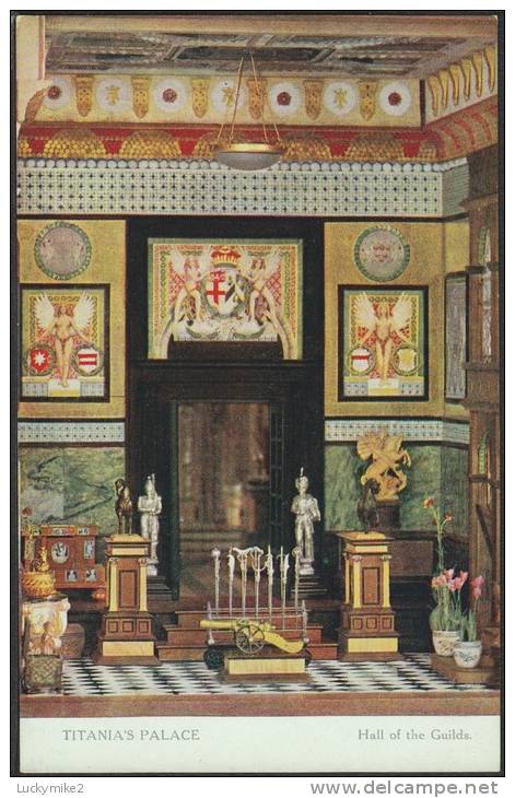 "Hall Of The Guilds"  From Tuck's 'Titania's Palace' Series (number 4522), C1910.       Fn-99 - Fairy Tales, Popular Stories & Legends