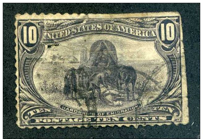 United States 1898 Scott # 290 Used Faults Space Filler - Gebraucht