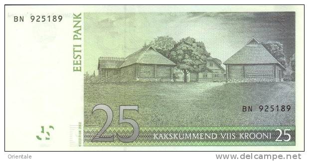 ESTONIA P. 84a 25 K 2002 UNC - Estland