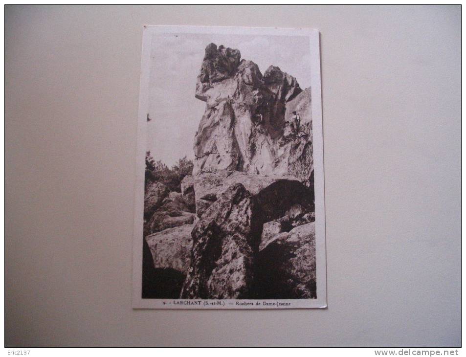 ROCHERS DE DAME JEANNE - Larchant