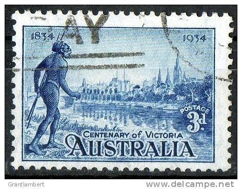 Australia 1934 Centenary Of Victoria 3d Used - Perf 11.5 - Usati