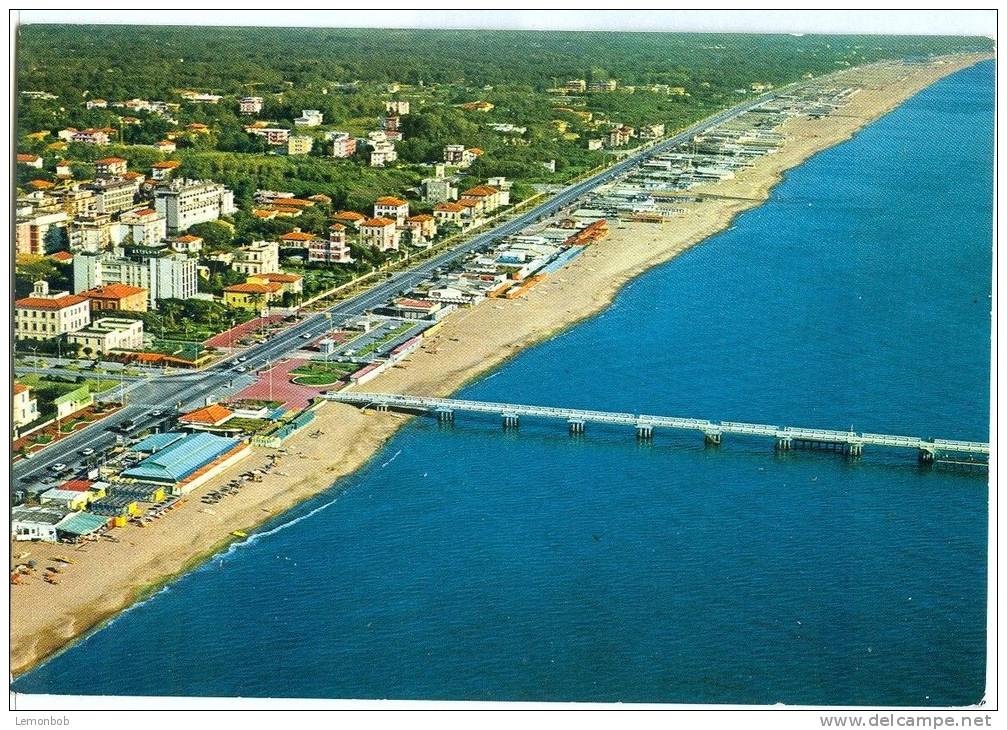 Italy, Marina Di Massa, Veduta Aerea, 1970s Used Postcard [P9743] - Massa