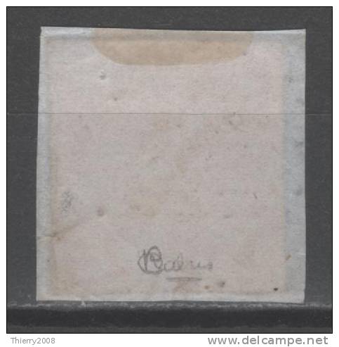 Louis-Napoléon  N° 9  Avec Oblitèration Etoile Avec Voisin Sur Fragment, Signé Calves  TB - 1852 Louis-Napoleon