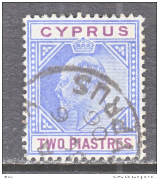 Cyprus 53   (o)  Wmk 3  Multi CA - Cyprus (...-1960)