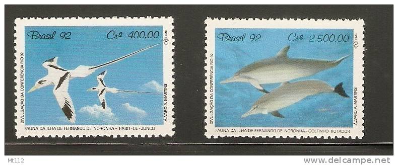 Brazil ~ 1992 Dolphin  2V - Dolphins