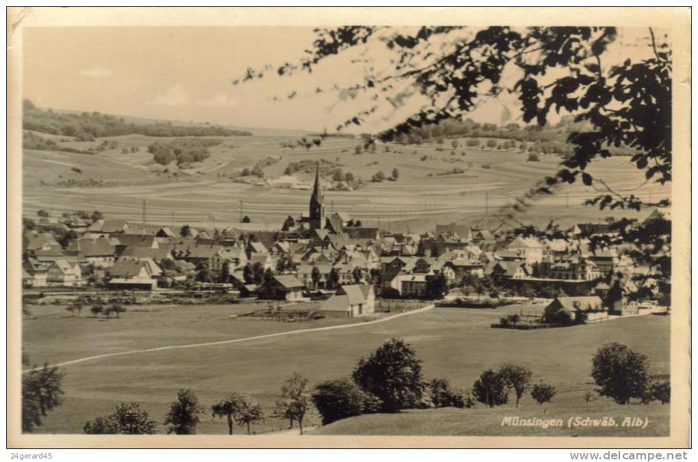 CPSM MUNSINGEN (Allemagne-Bade Wurtemberg) - Vue Générale - Münsingen