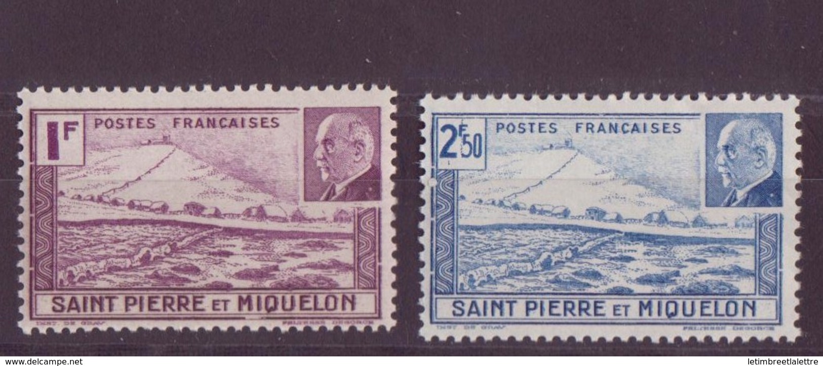 Saint-Pierre-et-Miquelon  N°208**,et  210 -211 Neuf - Neufs