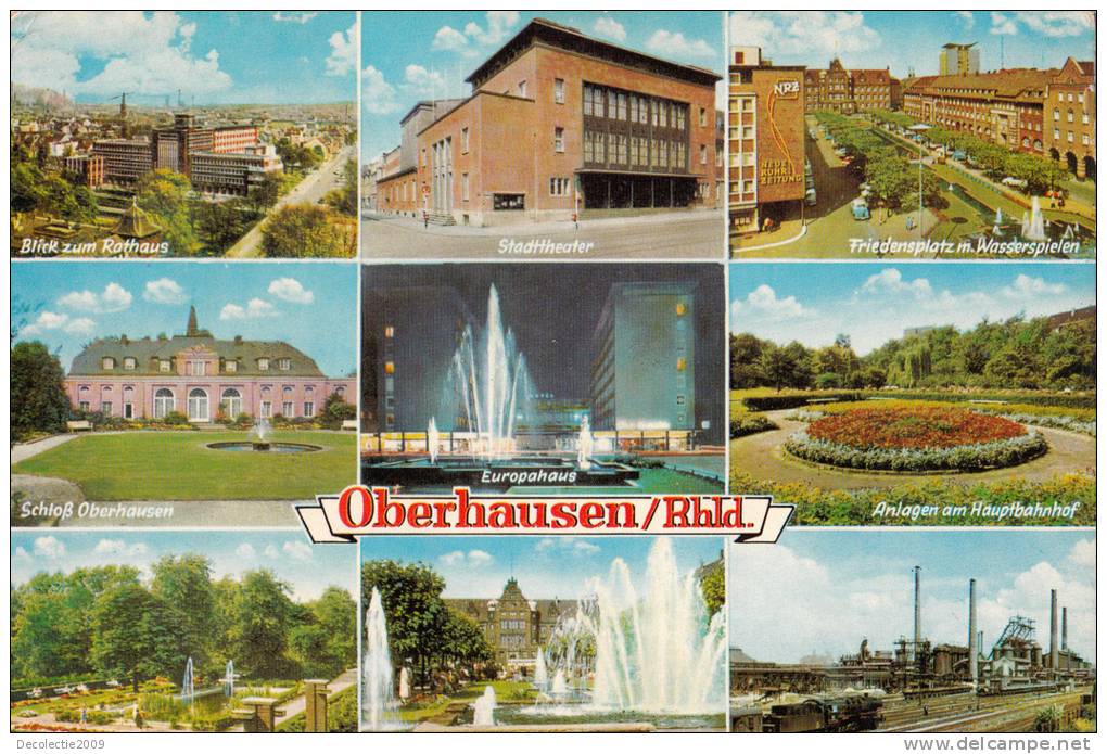 ZS33694 Germany Oberhausen Multiviews Used Perfect Shape Back Scan At Request - Oberhausen
