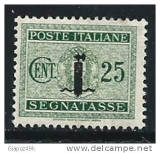 ● ITALIA - R.S.I. 1944 - SEGNATASSE - N.° 63 * - Cat. ? € - Lotto N. 970 - Impuestos