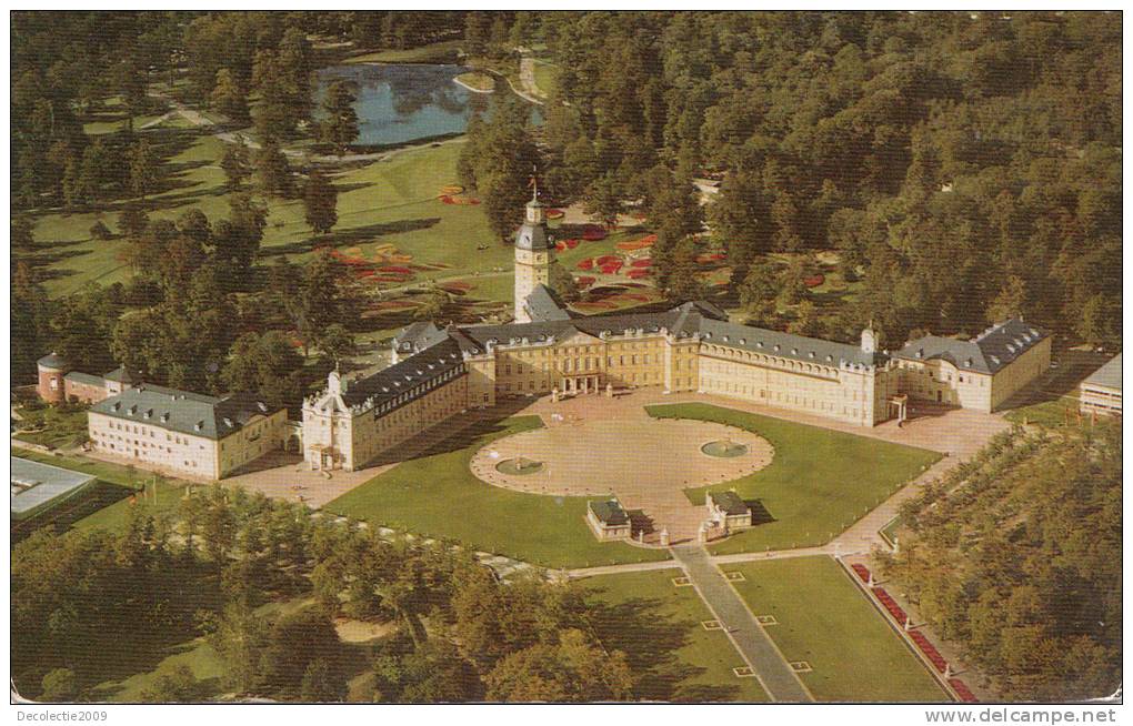 ZS33725 Germany Karlsruhe Castle Not Used Perfect Shape Back Scan At Request - Karlsruhe