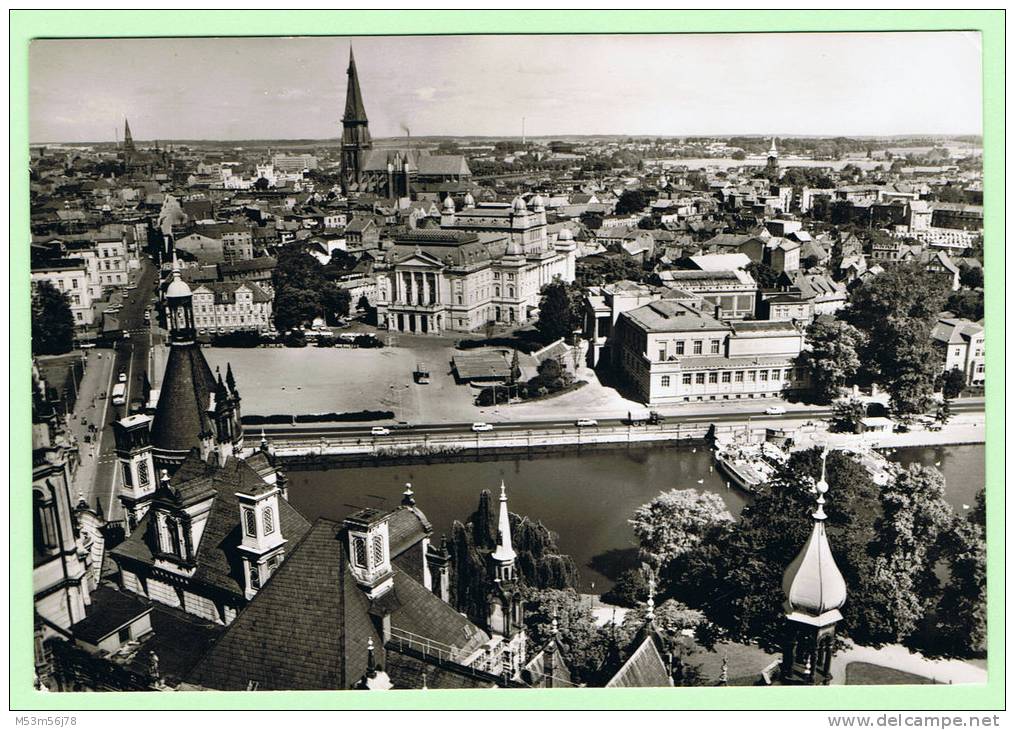 AK Schwerin Blick Vom Schloß Auf Die Stadt - Schwerin