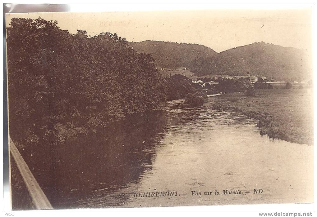 88 - Remiremont : Vue Sur La Moselle - Remiremont