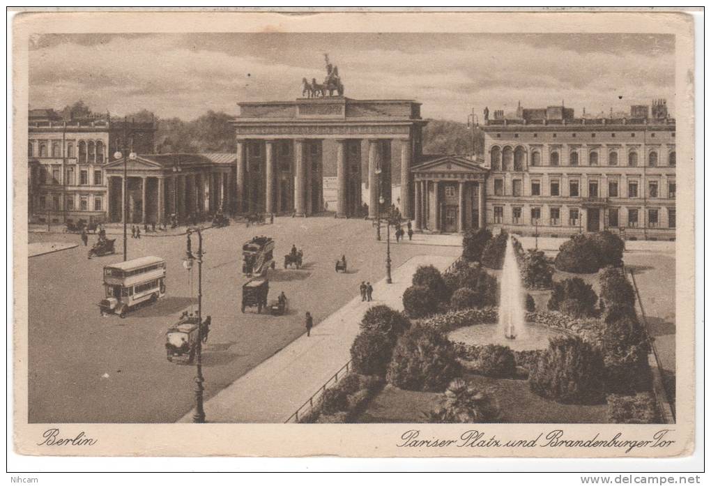 ALLEMAGNE - BERLIN - Voy.1929 Pour La France (scan Verso) - Charlottenburg