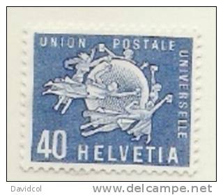 P139.-. SWITZERLAND / SUIZA  .-.  1957 .-. MI # : 4.-. MLH .-. INTERNATIONAL BUREAU OF THE INTERNATIONAL POSTAL UNION - Officials