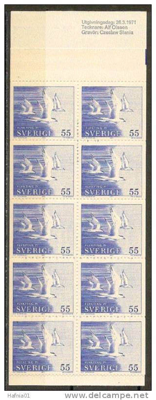 Czeslaw Slania. Sweden 1971. Int. Refugee Help. Booklet. Michel  705 D MH   MNH. - 1951-80