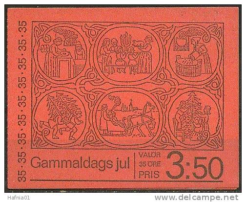 Czeslaw Slania. Sweden 1971. Old-fashioned Christmas. Booklet.  Michel MH 30  USED. - 1951-80