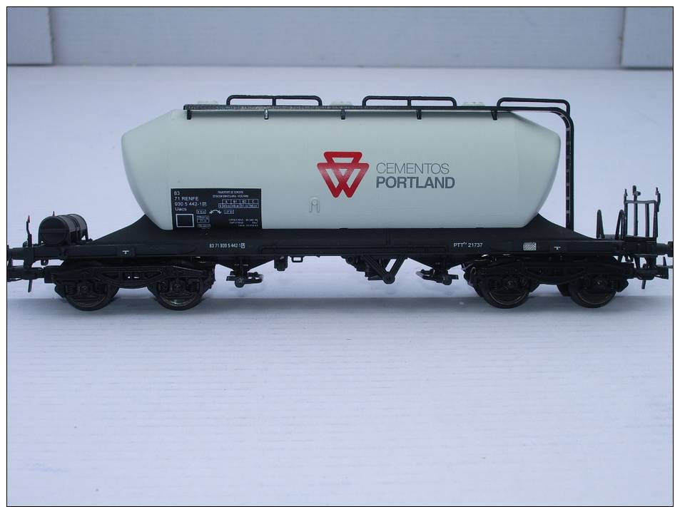 ELECTROTREN H0 Réf.: 5440 K : Transport De Pulvérulents "Ciments PORTLAND" - Wagons Marchandises