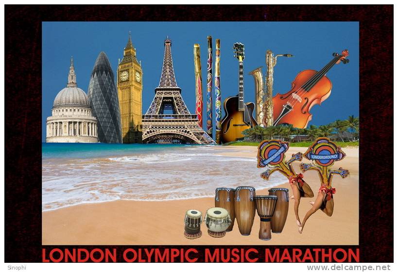 03A040   @   2012 London Olympic Games   Eiffel ,  ( Postal Stationery , Articles Postaux ) - Zomer 2012: Londen