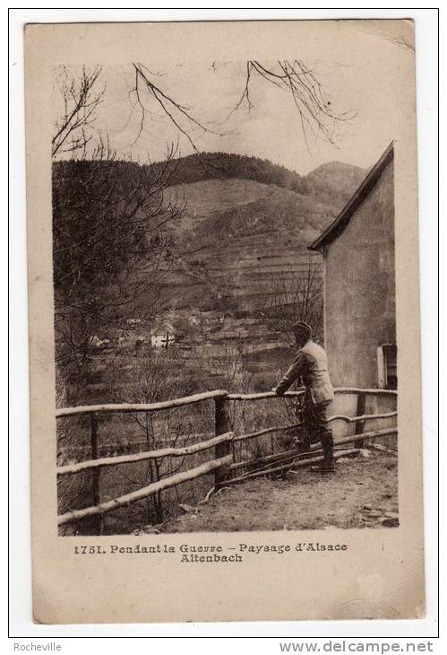 68-Militaria- Pendant La Guerre (1918) -Paysage D´Alsace- Altenbach- CPA - Sonstige & Ohne Zuordnung