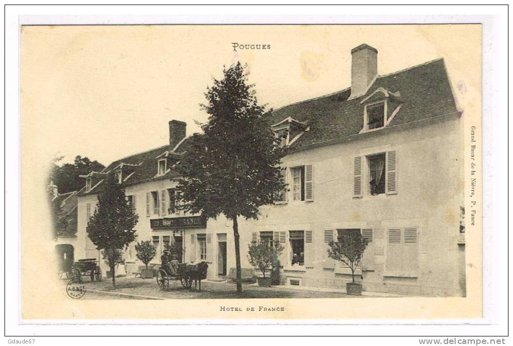 POUGUES (58) - HOTEL DE FRANCE - Pougues Les Eaux