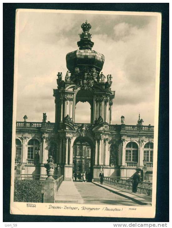 113139 DRESDEN - ZWINGER KRONENTOR - Deutschland Germany Allemagne Germania TO Bulgaria Bulgarie Bulgarien Bulgarije - Dresden