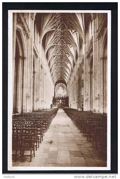 RB 864 - Raphael Tuck Postcard - The Nave Winchester Cathedral Hampshire - Winchester