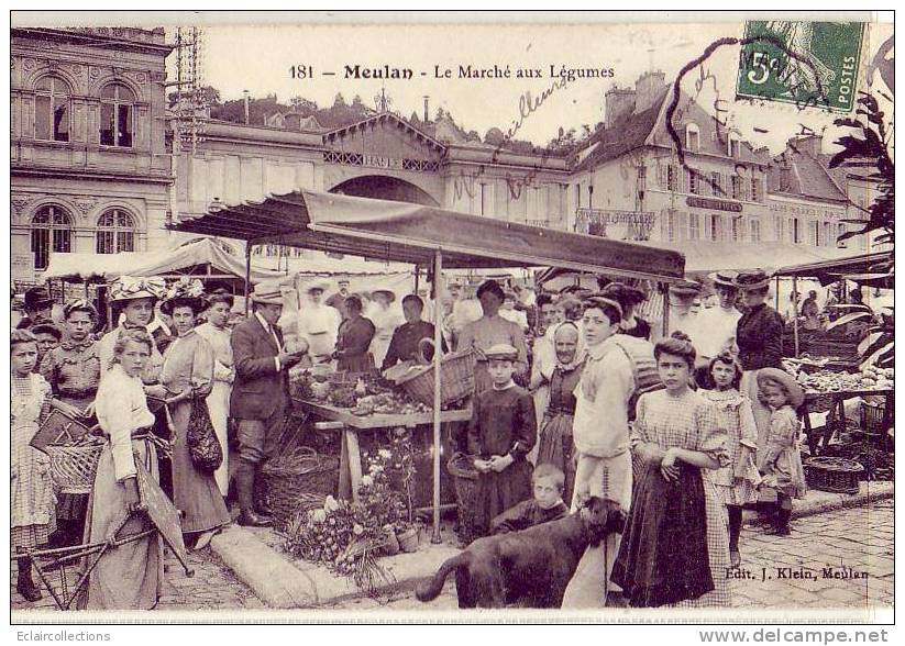 Meulan      78          Le Marché Aux  Légumes   (voir Scan) - Meulan