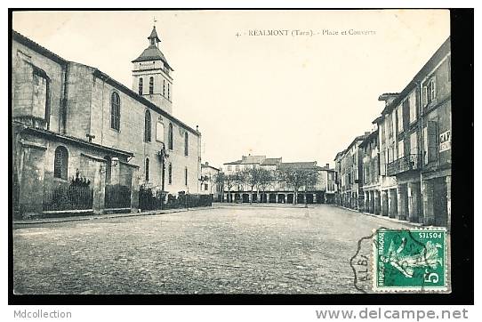 81 REALMONT / Place Et Couverts / - Realmont