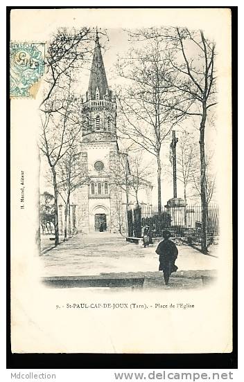 81 SAINT PAUL CAP DE JOUX / Place De L'Eglise / - Saint Paul Cap De Joux